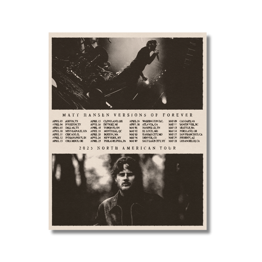 Versions of Forever Tour Poster